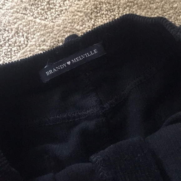 Black juliette corduroy Brandy Melville skirt - Picture 3 of 3